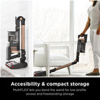 Shark Stratos Cordless Stick Vacuum Cleaner with Clean Sense IQ & DuoClean PowerFins HairPro MultiFLEX, IZ840H