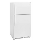 Whirlpool WRT311FZDW 20.5 Cu. Ft. White Top Freezer Refrigerator