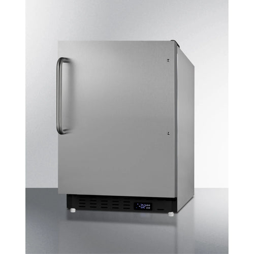 ADA compliant built-in or freestanding 20" wide manual defrost all-freezer for residential use