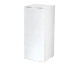 Auseo 7 Cu. ft. Upright Freezer with 4 fixed grid shelves, Space Saving, Adjustable Temperature Controls, Garage Ready deep Freezer, Manual Defrost, White