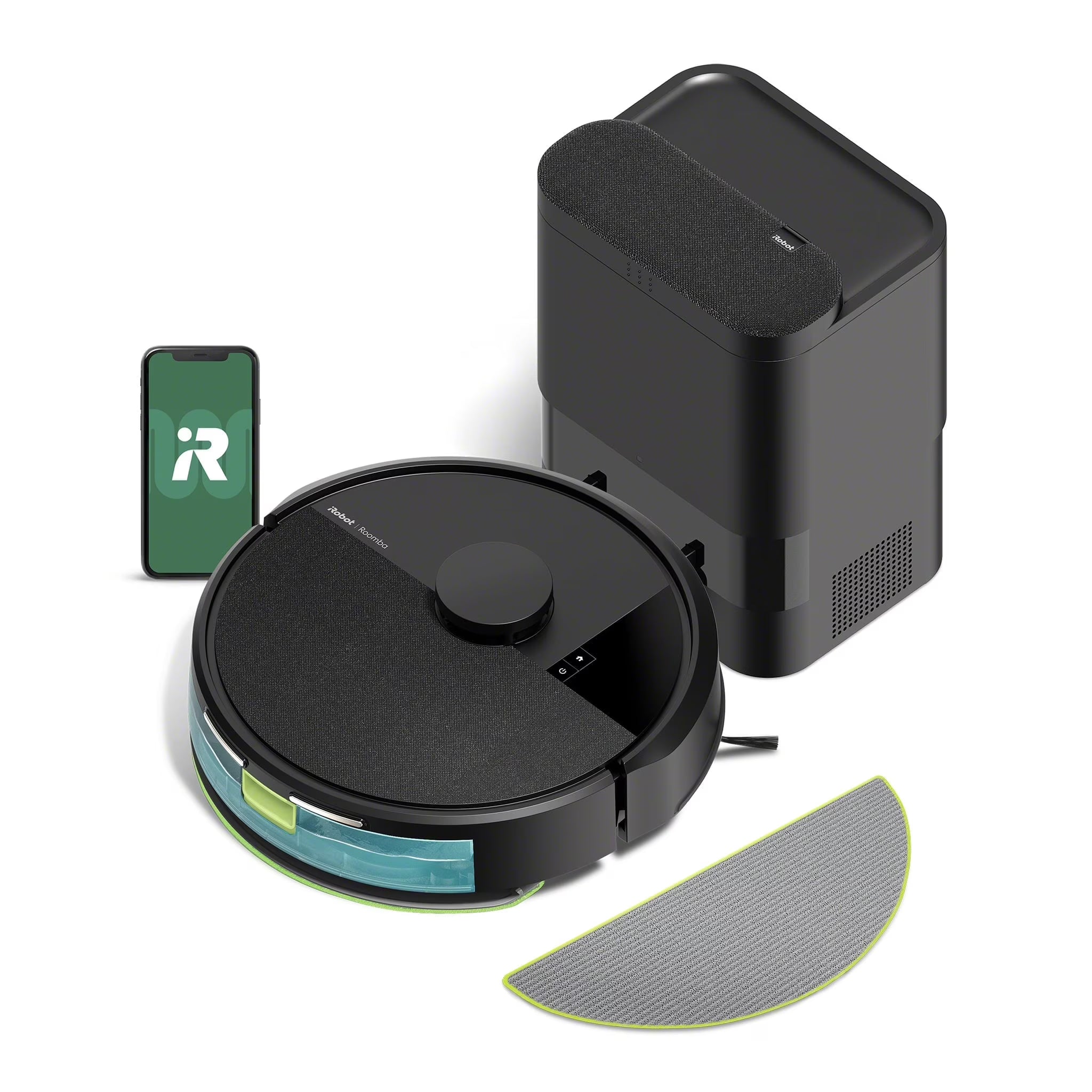 iRobot Roomba 105 Combo Robot Vacuum & Mop with AutoEmpty Dock - Self-Empties for 75 Days,Multi-Surfaces, Intense Power-Lifting Suction, Avoids Mopping Carpets,LiDAR, Model Y354020