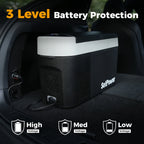 Setpower AB15 12 Volt Refrigerator,16 Quart(15L) Electric Cooler,Portable Car Refrigerator RV Fridge,12v Cooler for Camping,Travel,RV,Vehicles,MPV,SUV,Van;3-Year Warranty (Blue)