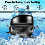 Resenkos Ice Maker Machine, Machine for Making Ice Cubes, 48 lbs Stainless Self-Clean Ice Maker with LCD Display