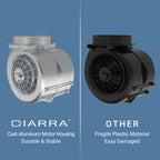 CIARRA Wall Mount Range Hood 30 inch 450 CFM with WIFI/Voice Control CAS502W75