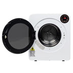 GoDecor Electric Portable Laundry Dryer, 13.2LBS Capacity Tumble Dryer For Home, White