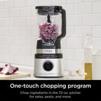 Ninja Detect Duo Power Blender + Personal Single-Serve, BlendSense Technology, Kitchen Countertop, 1700 Watts, 72 oz Pitcher, 24 oz Cup, TB300 Silver