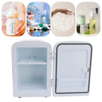 Mini Beauty Fridge, Mini Refrigerator Fridges for Bedrooms, Portable Small Fridge for Car, Travel, Home Skincare, Makeup (UK Plug)
