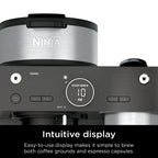 Ninja CFN601 Espresso & Coffee Barista System, Single-Serve Coffee & Nespresso Capsule Compatible