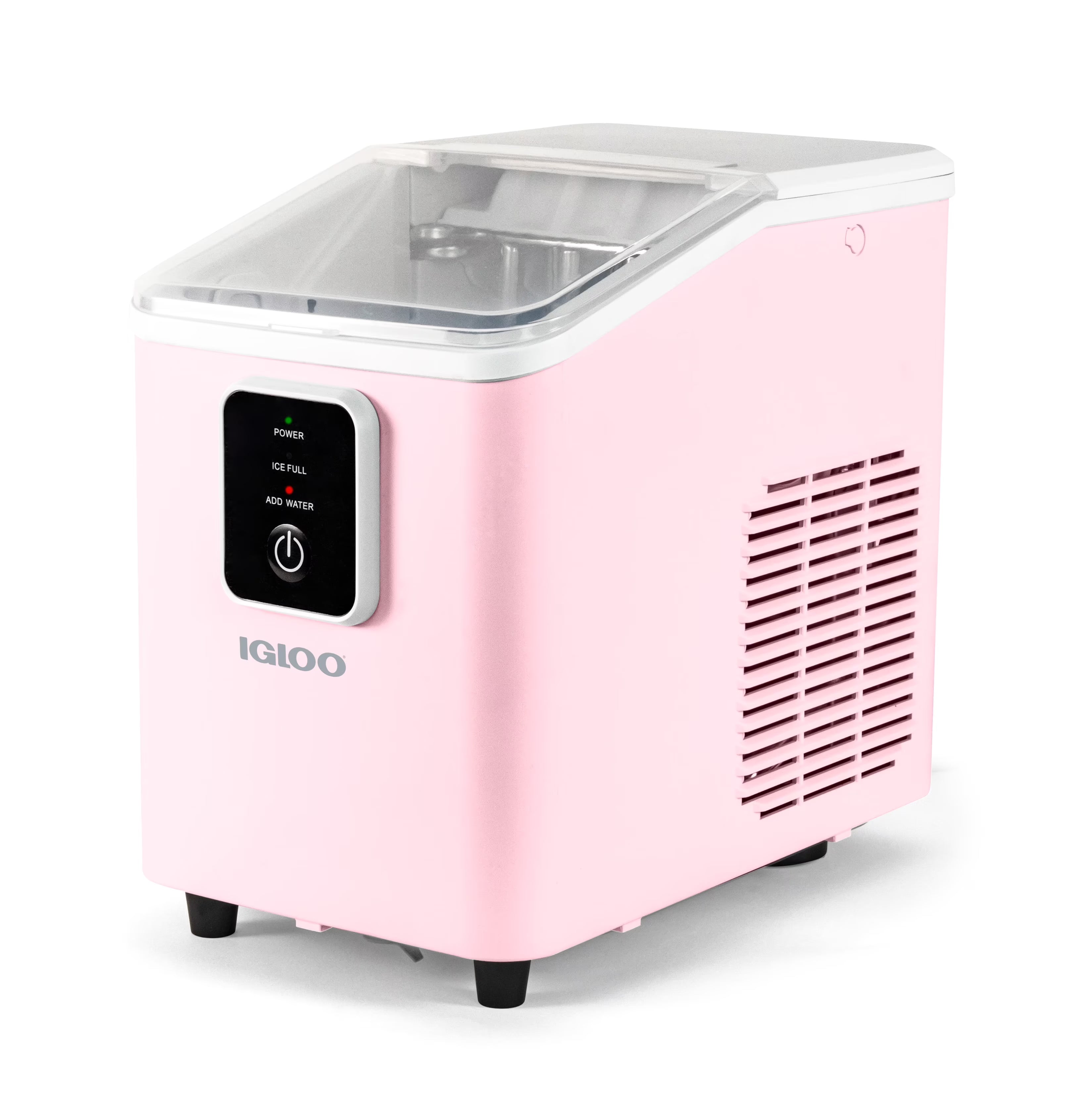 Igloo Self-Cleaning Countertop Ice Maker - Compact and Portable - Creates 26 lbs. Per Day, 8 Pieces Ready Every 7-8 Minutes - Includes Ice Scoop and Basket - Aqua