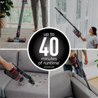 Restored Shark WZ250RD Pet Pro Cordless Stick Vacuum with PowerFins Brushroll, XL Capacity, Self-Cleaning BrushRoll, Red (Certified)(Refurbished)