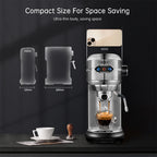 HiBREW H11 20Bar Espresso Machine - Powder/Pod Dual Use, Stainless Steel, Steam Wand