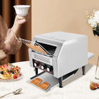 ChicHomey Electric Commercial Conveyor Toaster 300PCS H Tray Toasting Machine Restaurant