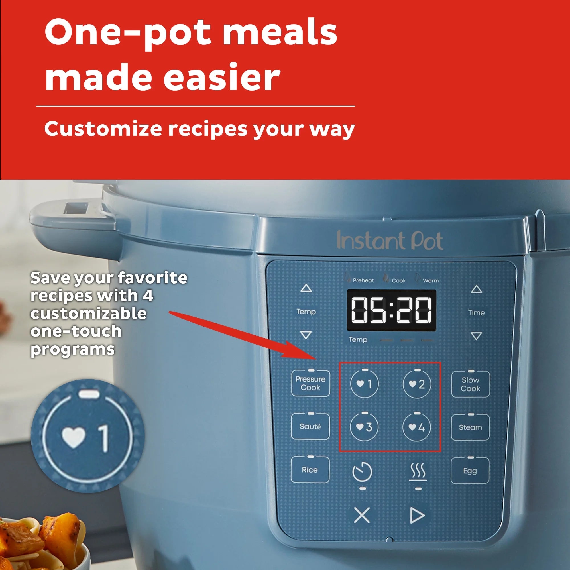 Instant Pot 6Qt RIO Chef Series 7-in-1 Multi-Cooker, Pressure Cooker, Slow Cook, & More, Black
