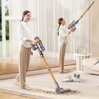 Cordless Stick Vacuum Cleaner 60mins 550W 45kpa with Charging Station Lightweight stick Vacuum for Carpets hardwood Pet Hair Rechargeable