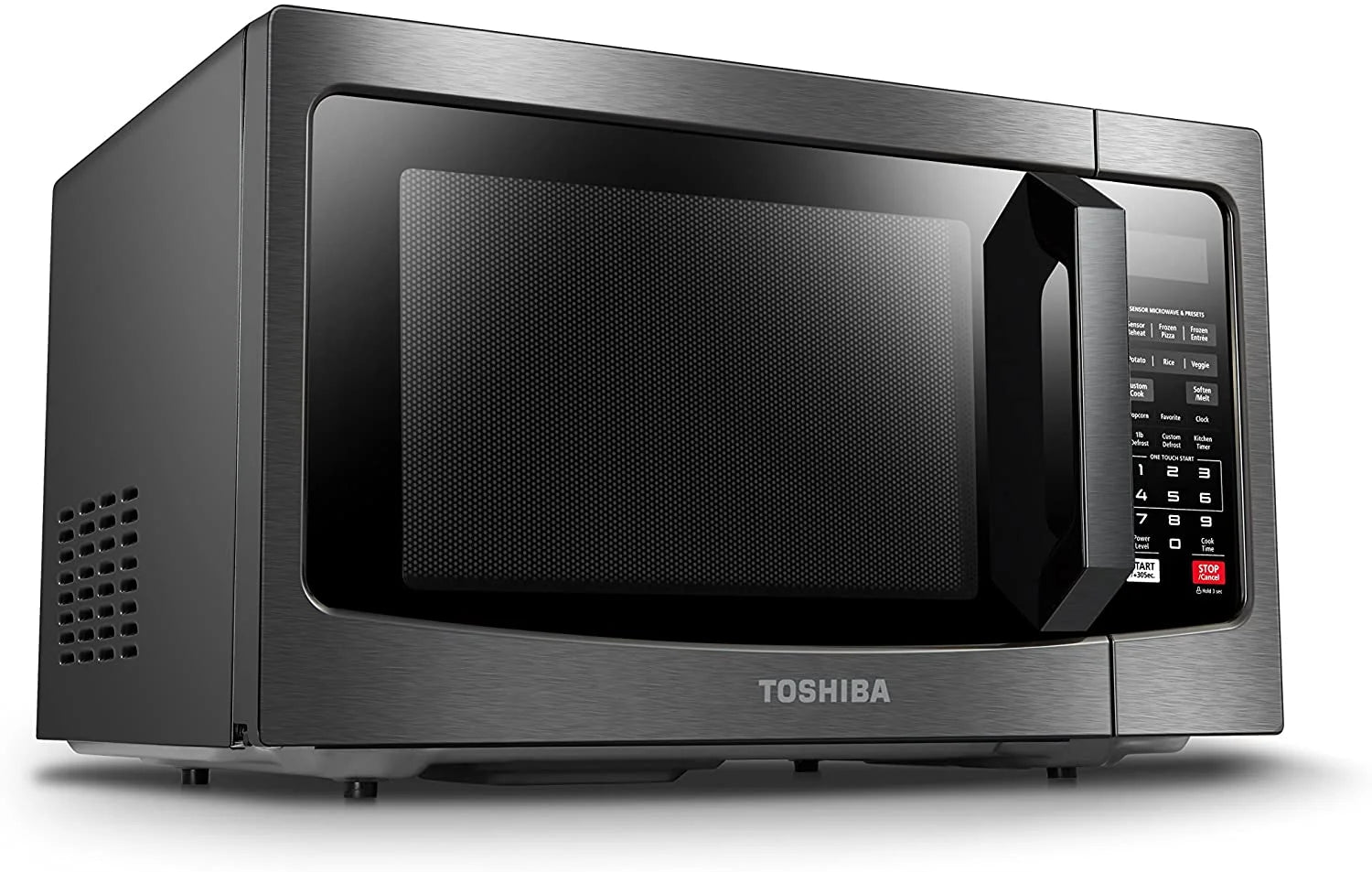 Toshiba 1.2 cu ft Countertop Microwave Ovens in Stainless Steel