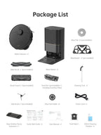 dreame L40 Ultra Robot Vacuum with Removable & Liftable Mop, Extendable & Liftable SideBrush, 11,000Pa Suction, 149a?? Mop & Washboard Self Cleaning, Auto-Empty, Auto Refill, Voice Control