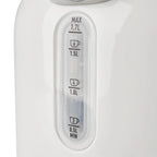 Haden Dorset 1.7 Liter Electric Water Kettle with Base, Putty & Chrome