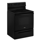 Whirlpool 30 in. 5.3 cu. ft. 4-Burner Electric Range in Black with Storage Drawer