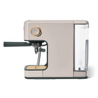 Beautiful Slim Espresso Machine with 20-Bar Pressure, Black Sesame by Drew Barrymore