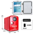 Coca-Cola 4L Portable Cooler/Warmer with Bluetooth Speaker, AC/DC Power