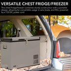 Whynter 65 Quart Portable Fridge/Freezer, Stainless Steel