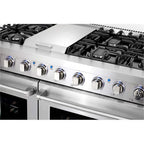 Cosmo 48" Double Oven Gas Range & Range Hood & Dishwasher Set - Liquid Propane