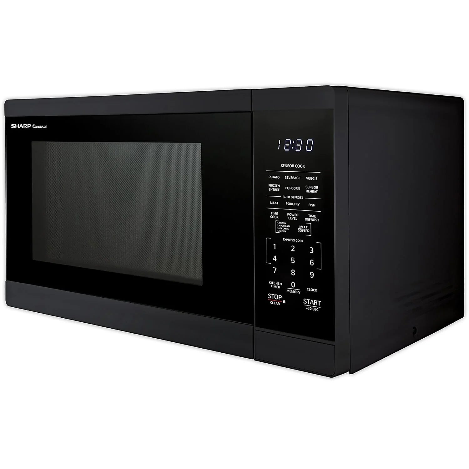 Sharp 1.4 cu ft Countertop Microwave Oven in Black