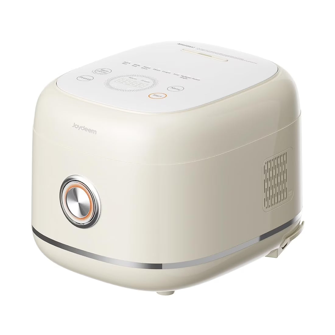 Joydeem Stainless Steel Rice Cooker, Uncoated Non-stick 316L Stainless Steel Inner Pot Rice Cookers, 6 Cup Uncooked, 3L, DFB-D300