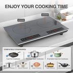 VBGK 12�?Electric Cooktop in Black with 2 Burners