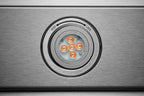 Hauslane Chef Series 36'' Stainless Steel Wall-Mount Range Hood 860 CFM, Touch Screen, Easy Clean Baffle Filters, LED Lamps