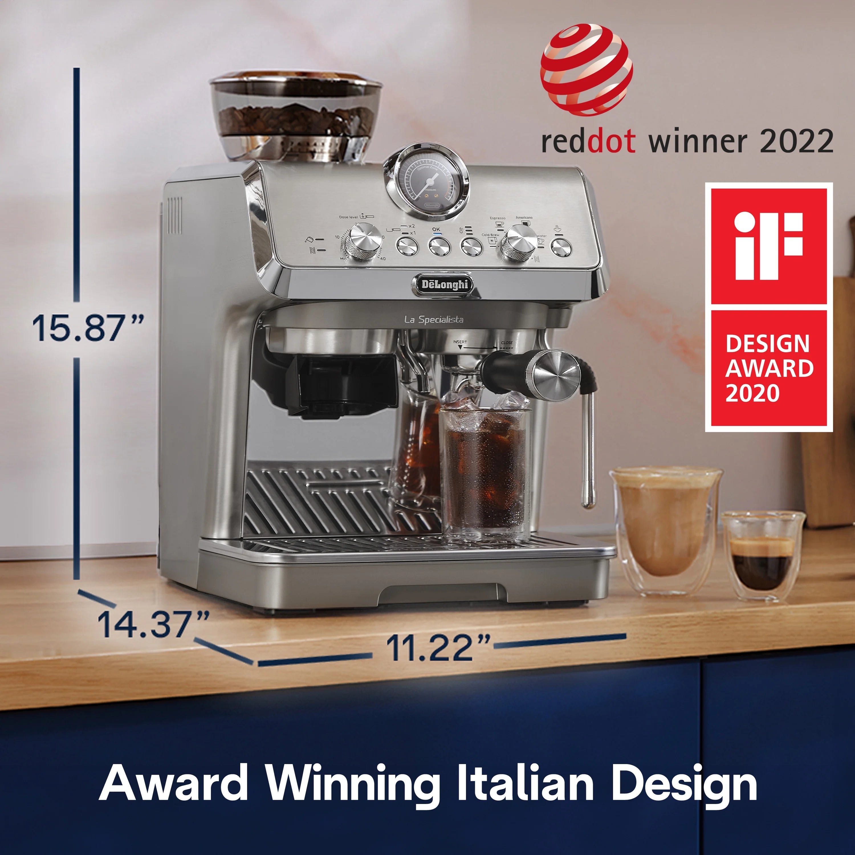 De'Longhi EC9255M La Specialista Arte Pump Espresso Machine, Metal