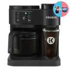 Keurig K-Duo Essentials, Hot & Iced Single-Serve K-Cup Pod Coffee Maker & Carafe,  Moonlight Grey