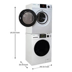Equator Advanced Appliances 4.0 cu ft High-Efficiency Compact Stacked Washing Machine