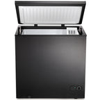 LHRIVER 7.0 cu. ft. Chest Deep Freezer with Adjustable Temperature, Free Standing Top Open Door Compact Freezer with 3 Removable Basket for Kitchen, Home, Bar, Garage, Office