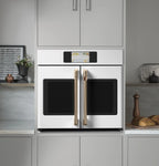 Cafe 30'' 5.0 cu ft Electric Single Wall Oven in Matte White
