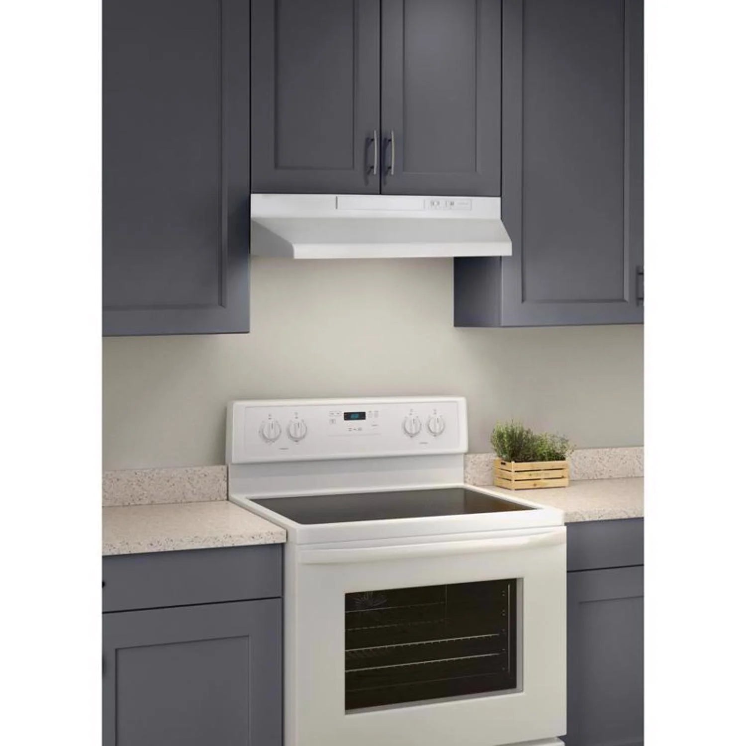 Broan 30-Inch Convertible Under-Cabinet Range Hood, 160 CFM, Black