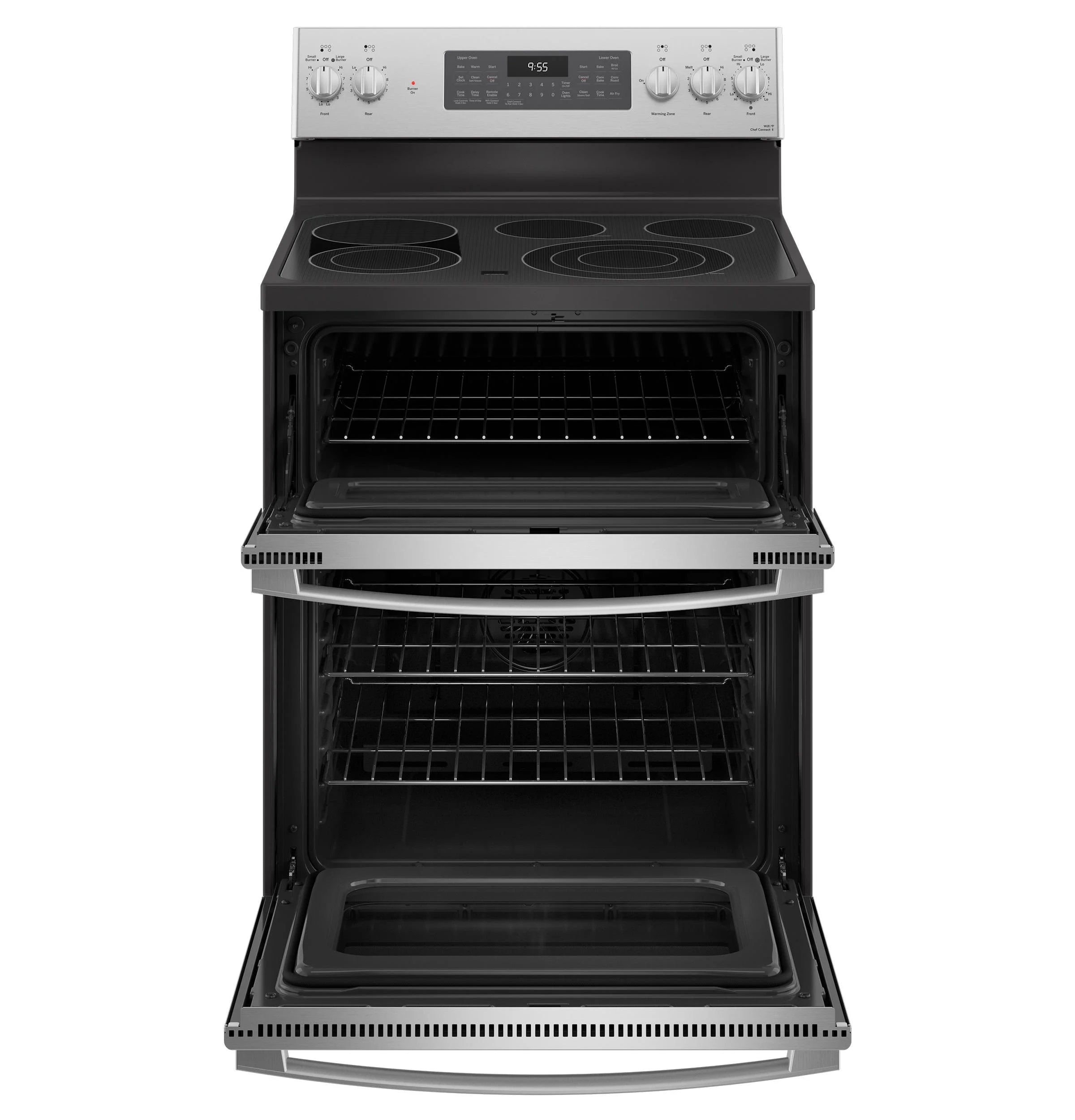 Ge Profile Pb965 30" 6.6 Cu. Ft. Free Standing Electric Double Oven Convection Range -