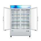 53 in. 2-Door Commercial Display Merchandiser Freezer 45 cu. ft. in White (MDF-2GD-45C-WH)