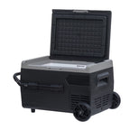 Smad 50L Camping Mini Fridge Freezer 12V/24V Car Fridge, Quiet Electric Compressor Cool Box
