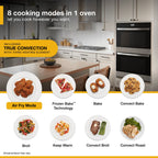 WHIRLPOOL WOED7030PV double wall electric oven