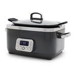GreenPan 6-Quart, 14-in-1 Slow Cooker, Family Size, Ceramic Nonstick, Dishwasher Safe Parts, Black