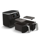 Restored Ninja? Foodi? DZ100 4in1, 8qt., 2Basket Air Fryer with DualZone? Technology (Refurbished)