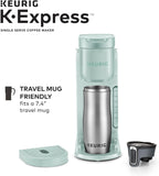 Keurig K-Express Coffee Maker, Single Serve K-Cup Pod Coffee Brewer, Mint