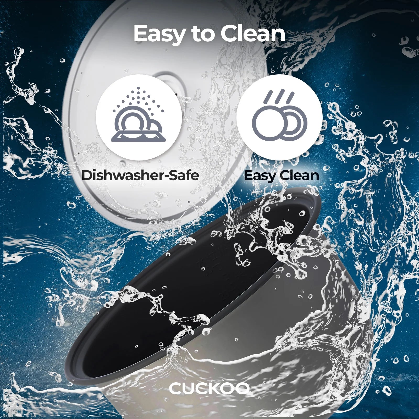CUCKOO 60 Cups Cooked XL Rice Cooker Warmer with Nonstick Pot Easy Switch Start Silver/Black (CR-3055)