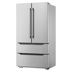 Cosmo 22.5 cu. ft. 4-Door Counter-Depth French Door Stainless Steel Refrigerator