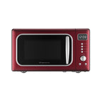 Frigidaire 0.7 Cu. Ft. Retro Countertop Microwave Oven, Black and Gold