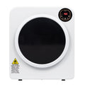 Ktaxon 3.5 cu. ft. Portable Electric Compact Stainless Steel Dryer, White