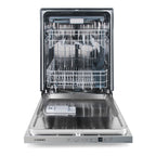 Cosmo 24 in. Vista Collection Built-in Dishwasher, Advanced Sanitize Technology in Stainless Steel