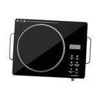 CUTICATE Electric Top with Knob Control, Commercial Grade Portable Cooker, Electric Cooktop for Rvs Camping Kitchen Dormitories