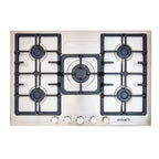 30" Stainless Steel Gas Cooktop - 5 Burners